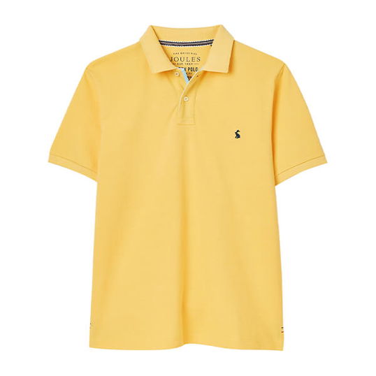 Joules Mens Pale Yellow Woody Polo Shirt Size XL