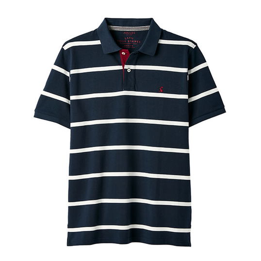 Joules Mens Navy White Stripe Filbert Polo Shirt Size XXL