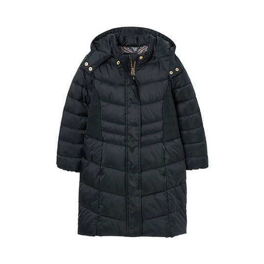 Joules Kids Dark Navy Pembury Showerproof Padded Coat Size 5y