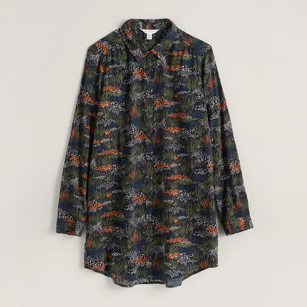 Seasalt Wren Flutter Shirt Moor Meadow Onyx Size 10