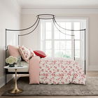V&A Garden Rose Duvet Cover Set Double Pink