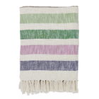 Joules Beekeepers Cottage Stripe Throw 150X200cm Multi