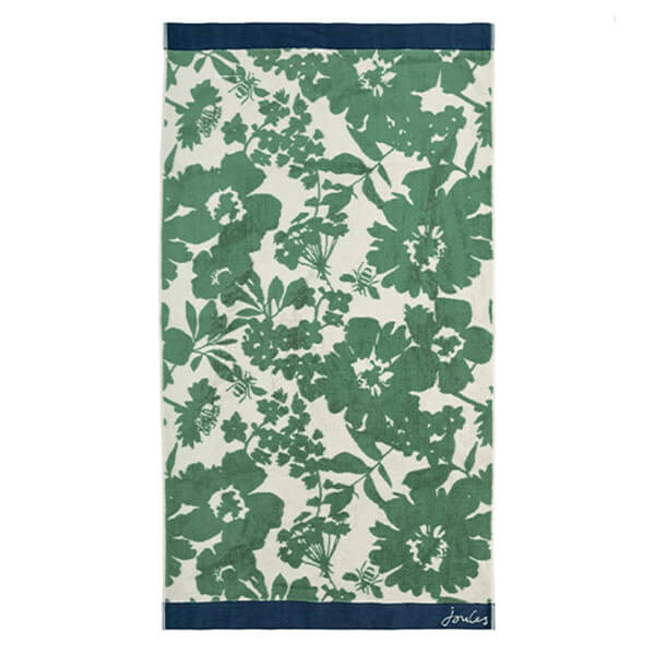 Joules Apiarist Bath Sheet Green