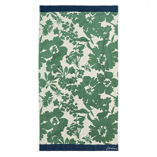 Joules Apiarist Bath Sheet Green