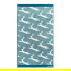 Joules Jumping Hare Bath Sheet Aqua