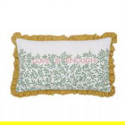 Morris & Co Love Is Enough Cushion 50X30cm Evergreen & Coral