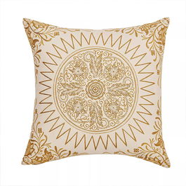 Morris & Co for V&A Morris Room Willow Cushion 45x45cm Gold