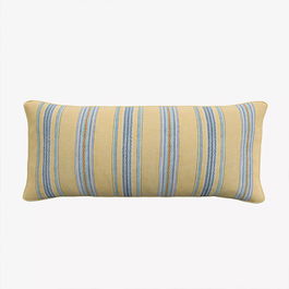 Sanderson Enys Garden Cushion Indigo & Ochre 70X30cm