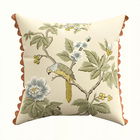 Sanderson for National Trust Lophura Cushion 45X45cm English Grey