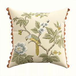 Sanderson for National Trust Lophura Cushion 45X45cm English Grey