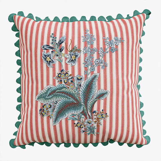Sanderson Rubus Cushion 45X45cm Raspberry