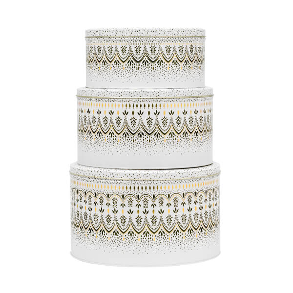 Sara Miller Artisanne Noir Set of 3 Cake Tins