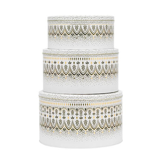 Sara Miller Artisanne Noir Set of 3 Cake Tins