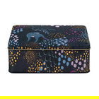 Sara Miller Midnight Leopard Deep Rectangular Tin