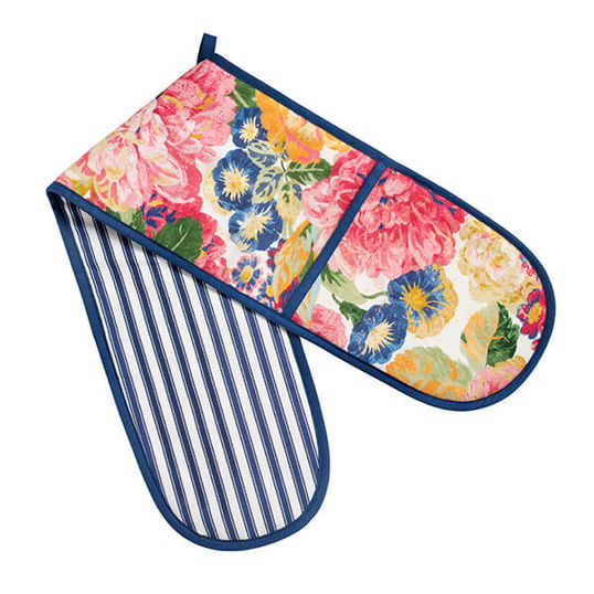 Sanderson Very Rose & Peony Double Oven Glove