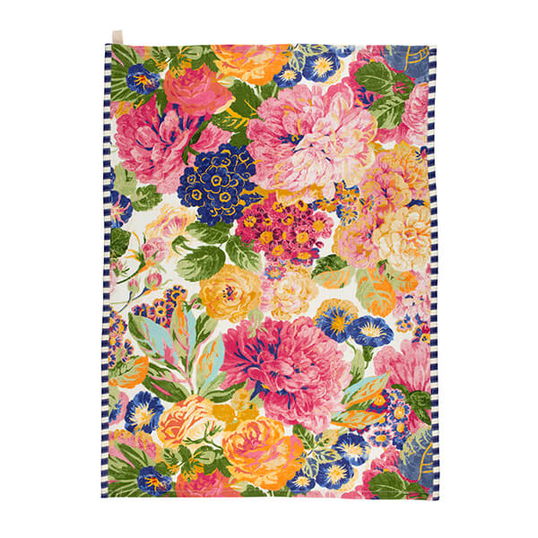 Sanderson Very Rose & Peony Tea Towel