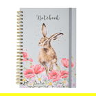 Wrendale Designs `Field Of Flowers` Hare A4 Notebook