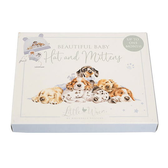 Wrendale Designs Little Paws Hat and Mitten Set