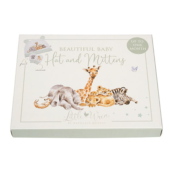 Wrendale Designs Little Savannah Hat and Mitten Set