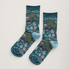 Seasalt Womens Bamboo Arty Socks Water Mint Seaway