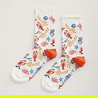 Seasalt Womens Bamboo Arty Socks Sea Cloud Chalk