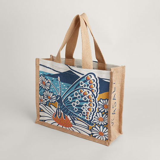 Seasalt Cute Jute Blue Butterfly Watercress