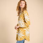 White Stuff Evelyn Linen Tunic Chartreuse