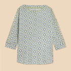White Stuff Winnie Jersey Top White Print