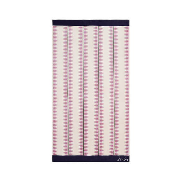 Joules Fruity Stripe Hand Towel Oat