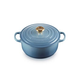 Le Creuset Signature Chambray Cast Iron 20cm Round Casserole