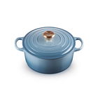 Le Creuset Signature Chambray Cast Iron 24cm Round Casserole