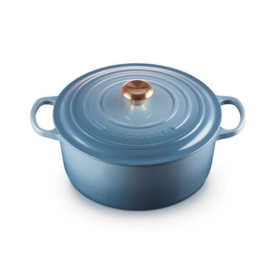 Le Creuset Signature Chambray Cast Iron 28cm Round Casserole