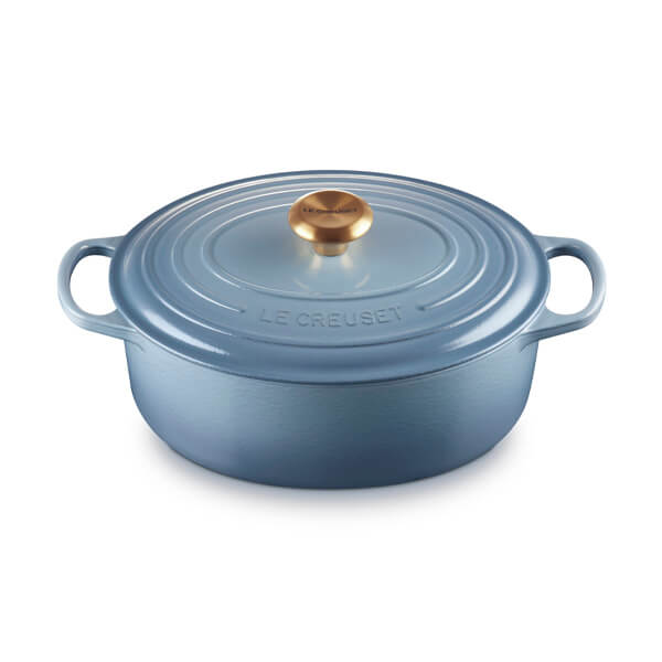 Le Creuset Signature Chambray Cast Iron 29cm Oval Casserole