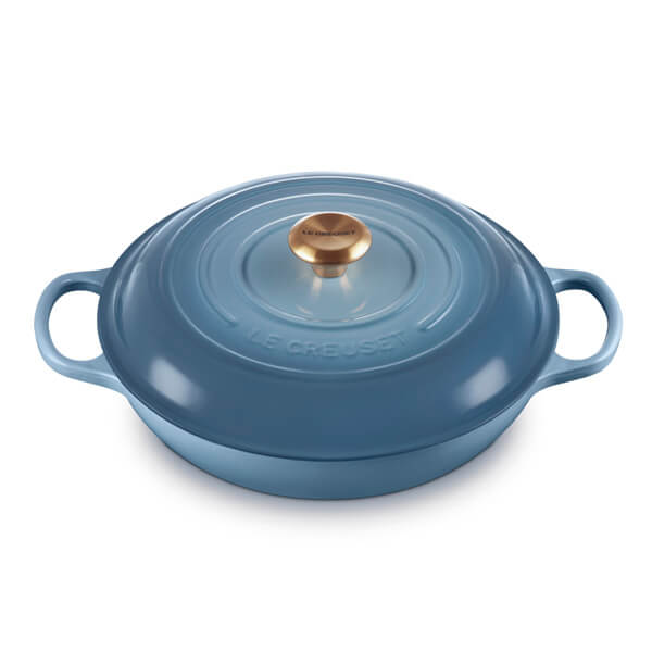 Le Creuset Signature Chambray Cast Iron 30cm Shallow Casserole