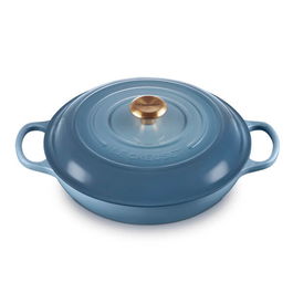 Le Creuset Signature Chambray Cast Iron 30cm Shallow Casserole
