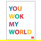 School of Wok You Wok My World Tea Towel Multi