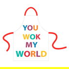 School of Wok You Wok My World Adult Apron Multi