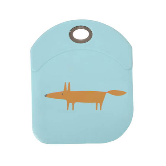 Scion Mr Fox Silicone Dough Scraper Blue