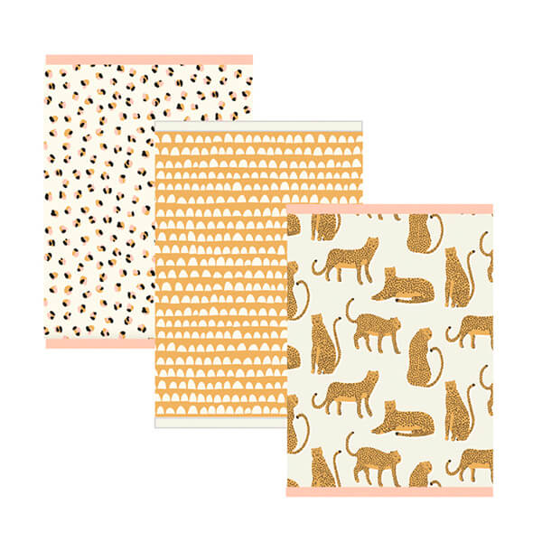 Scion Lionel Set of 3 Tea Towels Ginger