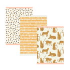 Scion Lionel Set of 3 Tea Towels Ginger