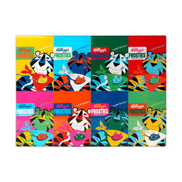 Vintage Kellogg's Pop Art Frosties Worktop Saver