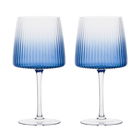 Anton Studios Empire Set of 2 Gin Glasses Blue