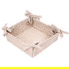 Dexam Sintra Recycled Cotton Spotted Bread Basket Stone