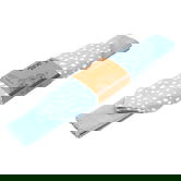 Dexam Sintra Recycled Cotton Spotted Napkin and Placemat Set Duck Egg