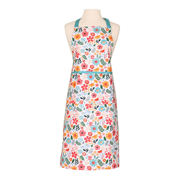 RHS Cottage Garden Organic Cotton Adult Apron Multi