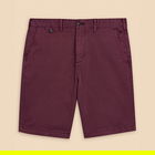 White Stuff Mens Sutton Organic Chino Short Dark Plum