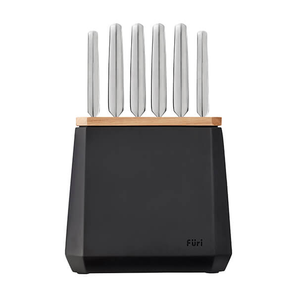 Furi Pro 7 Piece Stone Midnight Knife Block Set