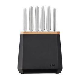 Furi Pro 7 Piece Stone Midnight Knife Block Set