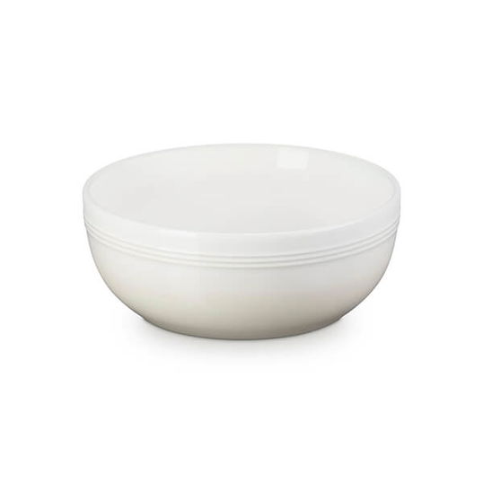 Le Creuset Meringue Stoneware Coupe Collection 20cm Serving Bowl