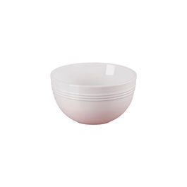 Le Creuset Shell Pink Stoneware Coupe Collection 12cm Snack Bowl